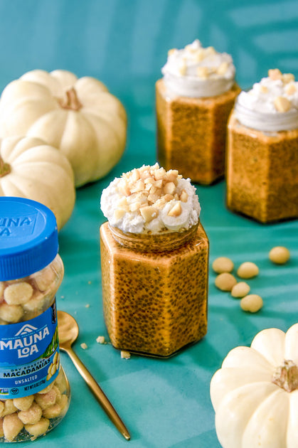 Pumpkin Spice Latte Chia Seed Pudding – Hawaiian Host X Mauna Loa