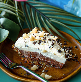 Haupia Pie with Macadamia Crust