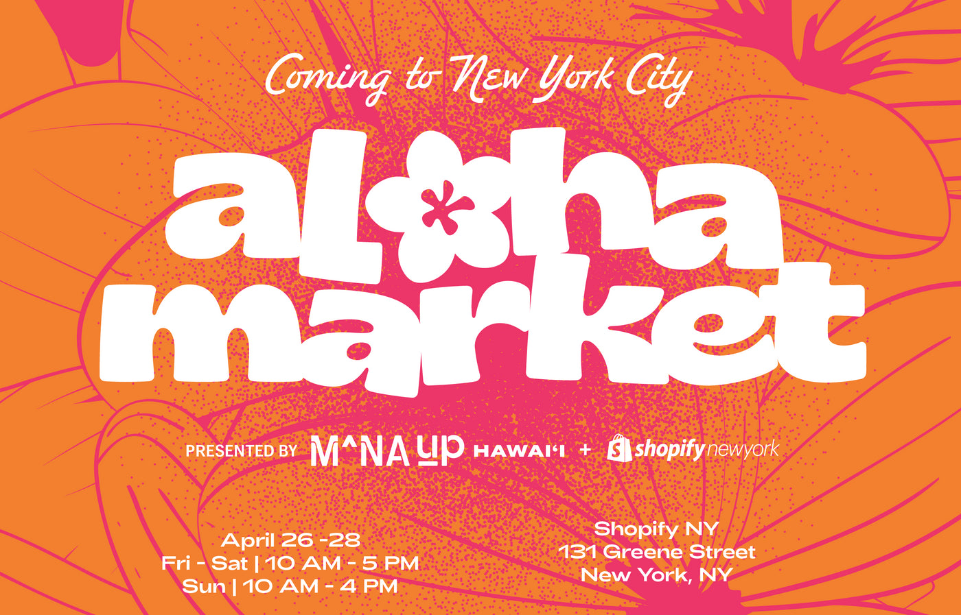 Aloha Market Pop Up New York City 2024