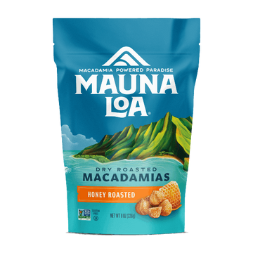 Flavored Macadamias - Honey Roasted Medium Bag - Hawaiian Host X Mauna Loa