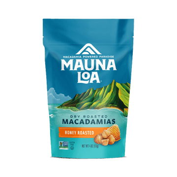 Flavored Macadamias - Honey Roasted Small Bag - Hawaiian Host X Mauna Loa