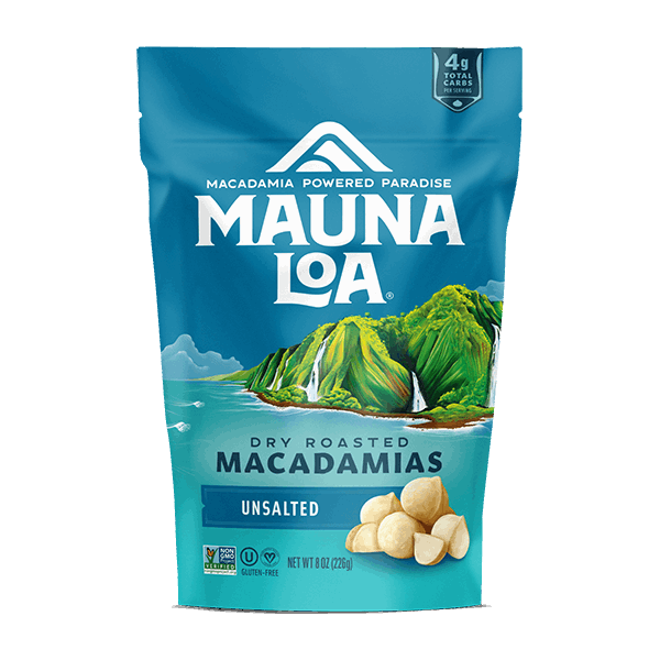 Flavored Macadamias - Unsalted Medium Bag - Hawaiian Host X Mauna Loa