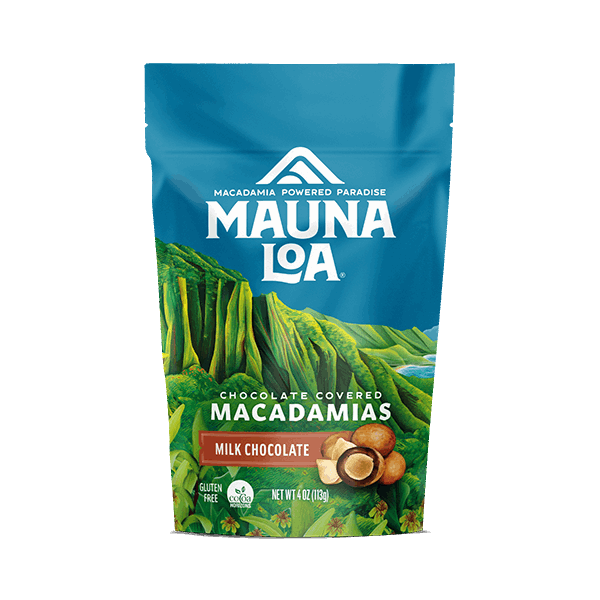 Chocolate Covered Macadamias - Milk Chocolate Small Bag - Hawaiian Host X Mauna Loa