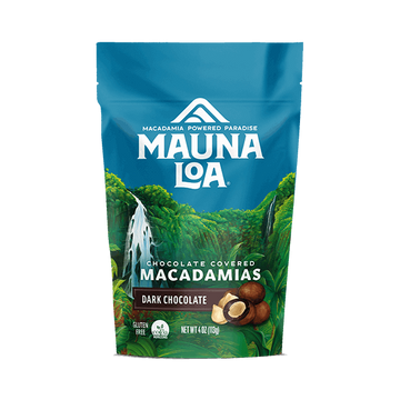 Chocolate Covered Macadamias - Dark Chocolate Small Bag - Hawaiian Host X Mauna Loa