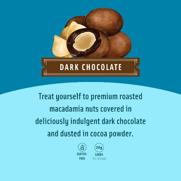 Chocolate Covered Macadamias - Dark Chocolate Small Bag - Hawaiian Host X Mauna Loa Gallery Fullscreen Image