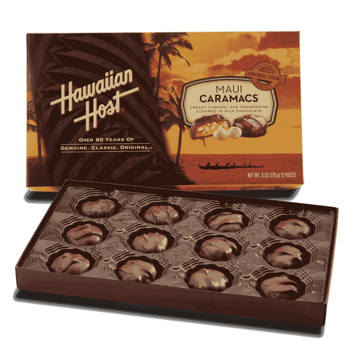 Maui Caramacs 6oz Box - Hawaiian Host X Mauna Loa