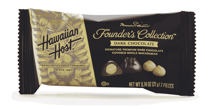 Founder's Collection Dark Chocolate Bars (24 Pieces) - Hawaiian Host X Mauna Loa