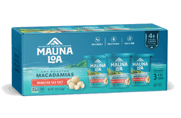 Flavored Macadamias - Hawaiian Sea Salt Cups - Hawaiian Host X Mauna Loa