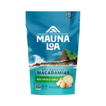 Flavored Macadamias - Maui Onion and Garlic Small Bag - Hawaiian Host X Mauna Loa