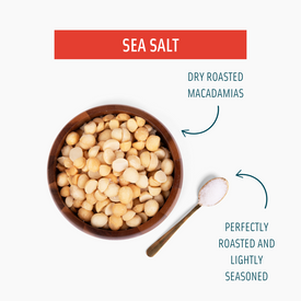 Flavored Macadamias - Sea Salt Medium Bag