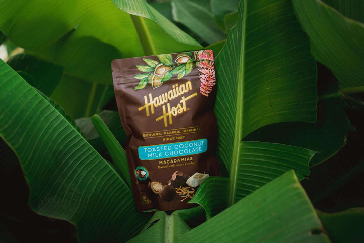 Paradise Collection Toasted Coconut Milk Chocolate 8oz Bag - Hawaiian Host X Mauna Loa