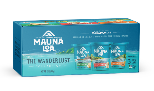 Flavored Macadamias - The Wanderlust Collection Flavored Cups - Hawaiian Host X Mauna Loa Gallery Fullscreen Image