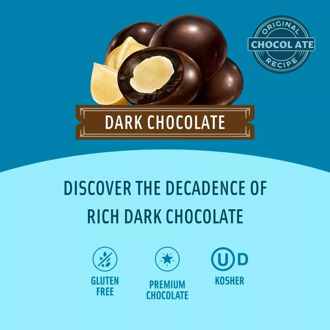 Chocolate Covered Macadamias - Dark Chocolate Small Bag Gallery Fullscreen Image